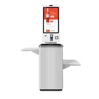 24"32" Pos Solution Self Service Machine Checkout Payment Kiosk For Unmanned Grocery Store /Supermarket/Shop