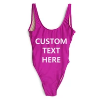 OEM One Pieces Swimsuit Custom Text Swimwear Women Bathing Suit Letter Print Beach Sexy Swimsuit
OEM One Pieces Swimsuit Custom Text Swimwear Women Bathing Suit Letter Print Beach Sexy Swimsuit