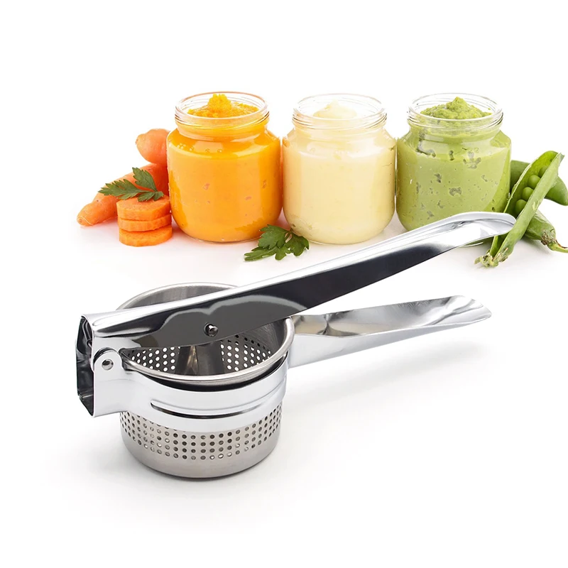 Wholesale 304 Kitchen Ware Stainless Steel Potato Masher Press / Fruit Ricer, Custom color
Wholesale 304 Kitchen Ware Stainless Steel Potato Masher Press / Fruit Ricer, Custom color