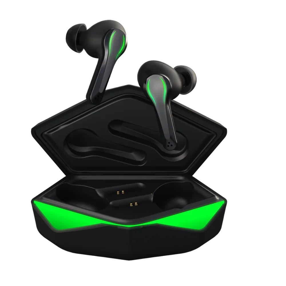 Cool shape led light noise cancelling mini gaming wireless earbud
Cool shape led light noise cancelling mini gaming wireless earbud