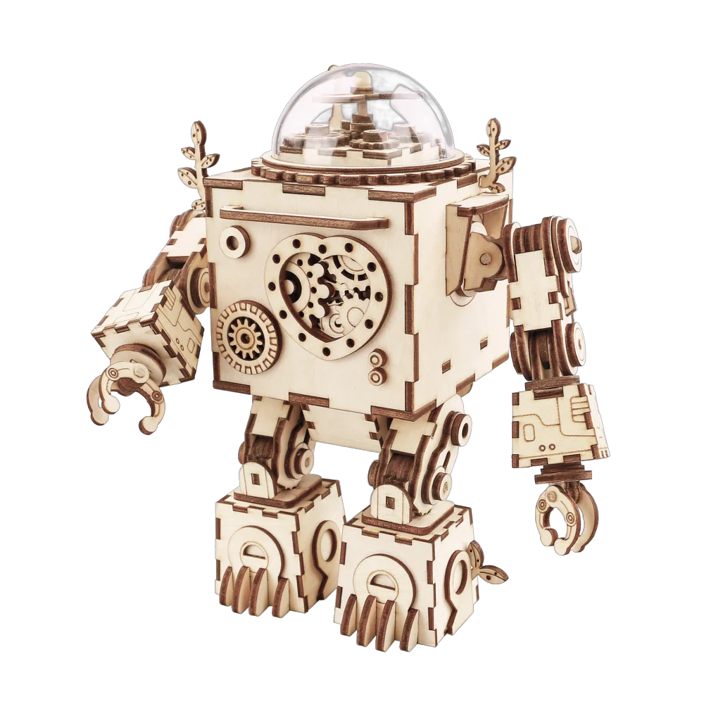 Robotime Stem Diy Robot Toy Wooden Intelligent 3D Robot Puzzle for Kids EN71 Certificate D for Dropshipping
Robotime Stem Diy Robot Toy Wooden Intelligent 3D Robot Puzzle for Kids EN71 Certificate D for Dropshipping