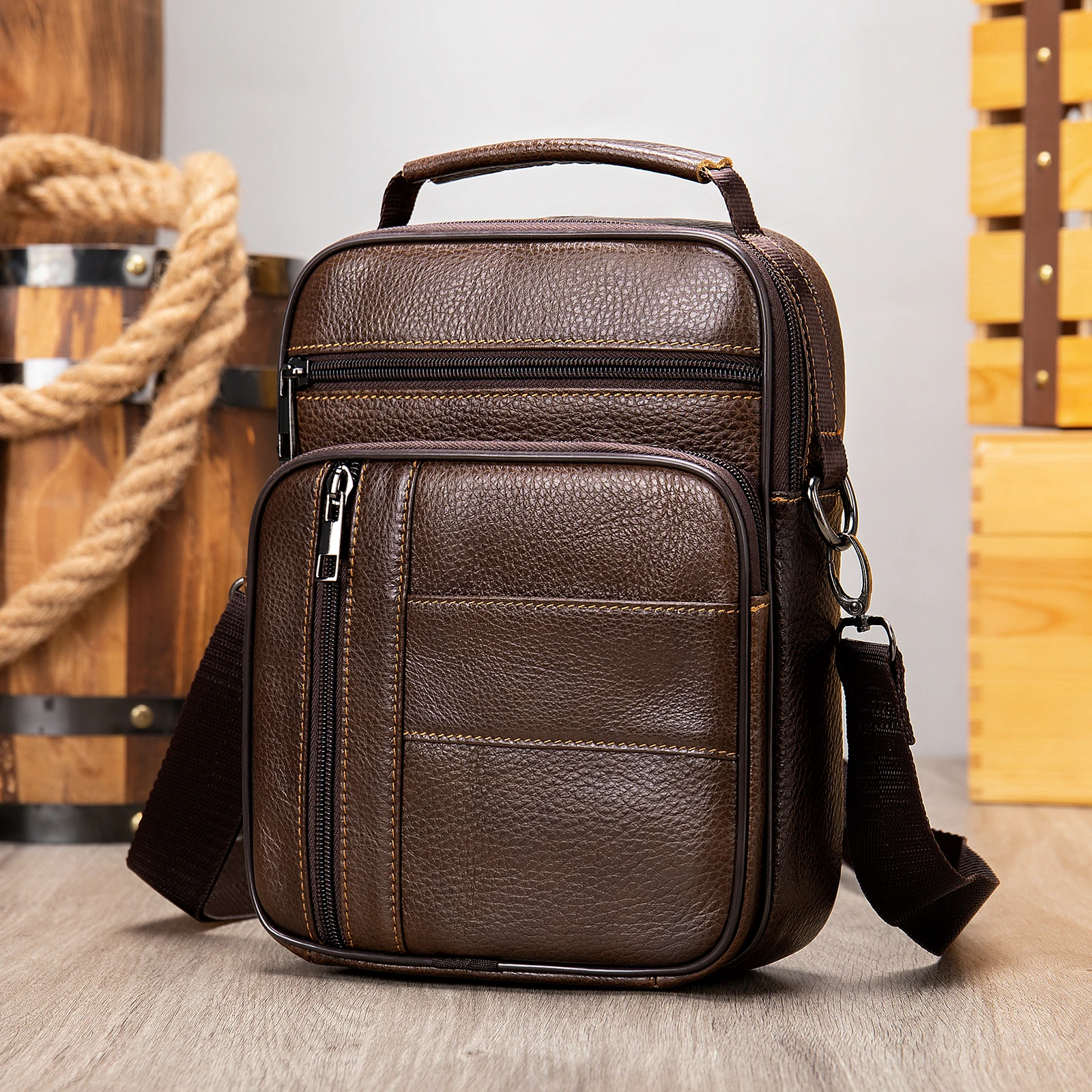 Marrant 7457 Genuine Leather Crossbody Bags for Men Messenger Bag Leather Designer Men's Shoulder Bags Male Handbag
Marrant 7457 Genuine Leather Crossbody Bags for Men Messenger Bag Leather Designer Men's Shoulder Bags Male Handbag