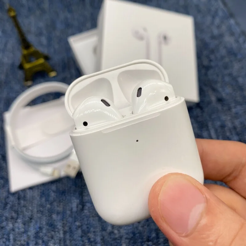 airpod gen 2 Best Quality TWS 1:1 GPS Rename Wireless charging Earphone Earbuds Headphone For airpoder, White
airpod gen 2 Best Quality TWS 1:1 GPS Rename Wireless charging Earphone Earbuds Headphone For airpoder, White