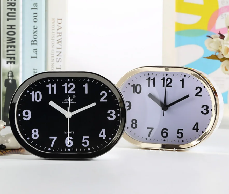 fashion popular nice price Factory border black and white lazy alarm child home decoration clock
fashion popular nice price Factory border black and white lazy alarm child home decoration clock