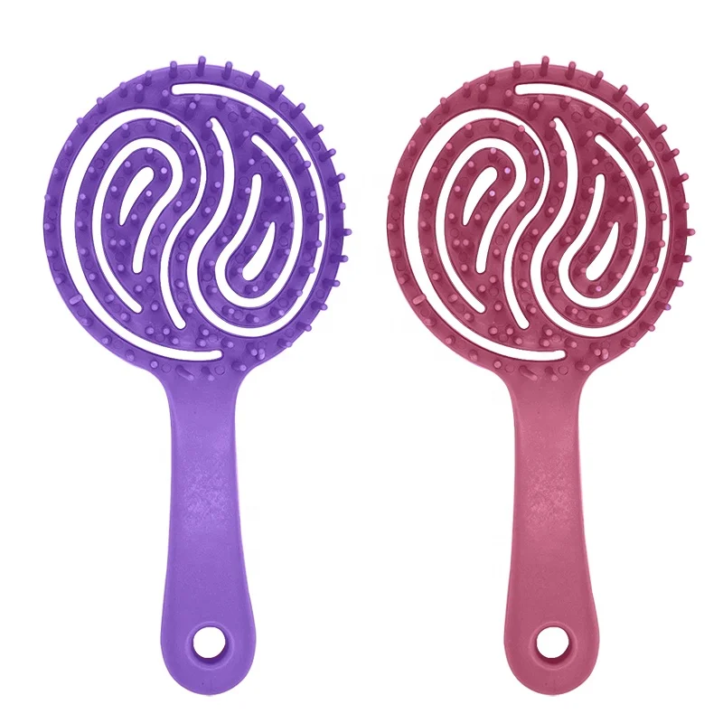 Wholesale new design product scalp massage curved vented plastic hair brush for women
Wholesale new design product scalp massage curved vented plastic hair brush for women