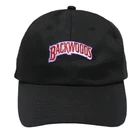 Cotton custom embroidery logo dad hat black