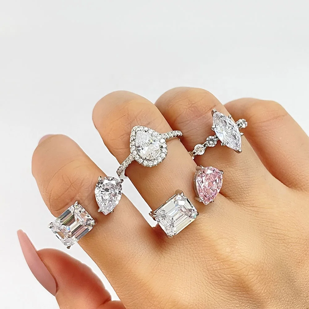 New Designer 925 Sterling Silver Jewelry Ring CZ Diamond Rhodium Plated Finger Rings
New Designer 925 Sterling Silver Jewelry Ring CZ Diamond Rhodium Plated Finger Rings