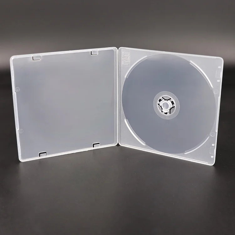 Wholesale WEISHENG Clear Slim 5mm Single PP CD DVD Plastic Disc Square Case Box Holder with Cover Film, Black / white / color
Wholesale WEISHENG Clear Slim 5mm Single PP CD DVD Plastic Disc Square Case Box Holder with Cover Film, Black / white / color