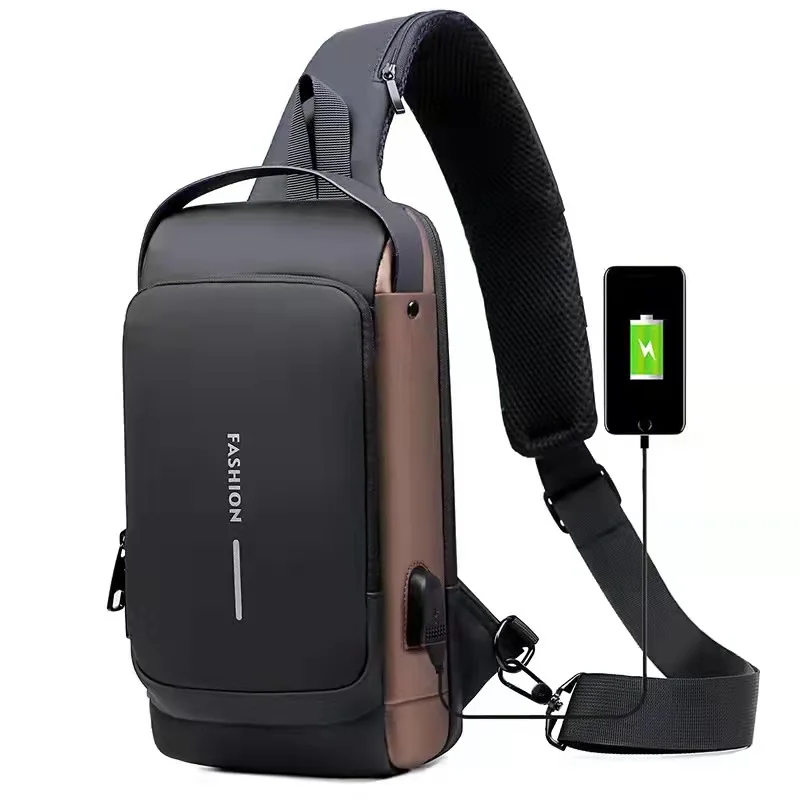 Fashion Shoulder Bag for Men Waterproof USB Man Crossbody Bag Anti-Theft Short Travel Messenger Sling Fashion Designer Chest Bag
Fashion Shoulder Bag for Men Waterproof USB Man Crossbody Bag Anti-Theft Short Travel Messenger Sling Fashion Designer Chest Bag
