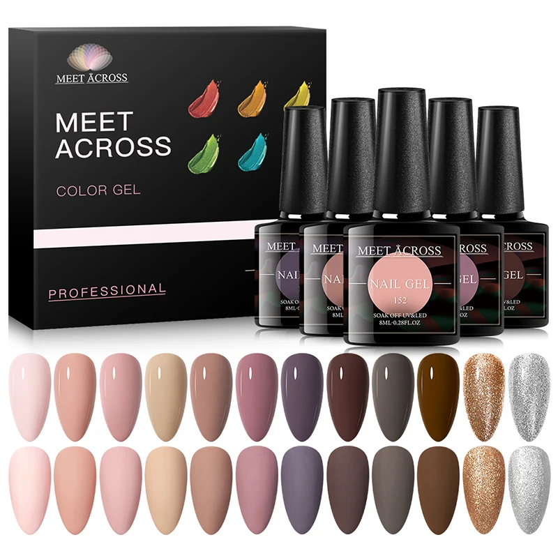 12 Colors 8ml Soak Off Kit Ongles Professionnel Gift Nail Care Uv Gel Polish Set, 12colors
12 Colors 8ml Soak Off Kit Ongles Professionnel Gift Nail Care Uv Gel Polish Set, 12colors