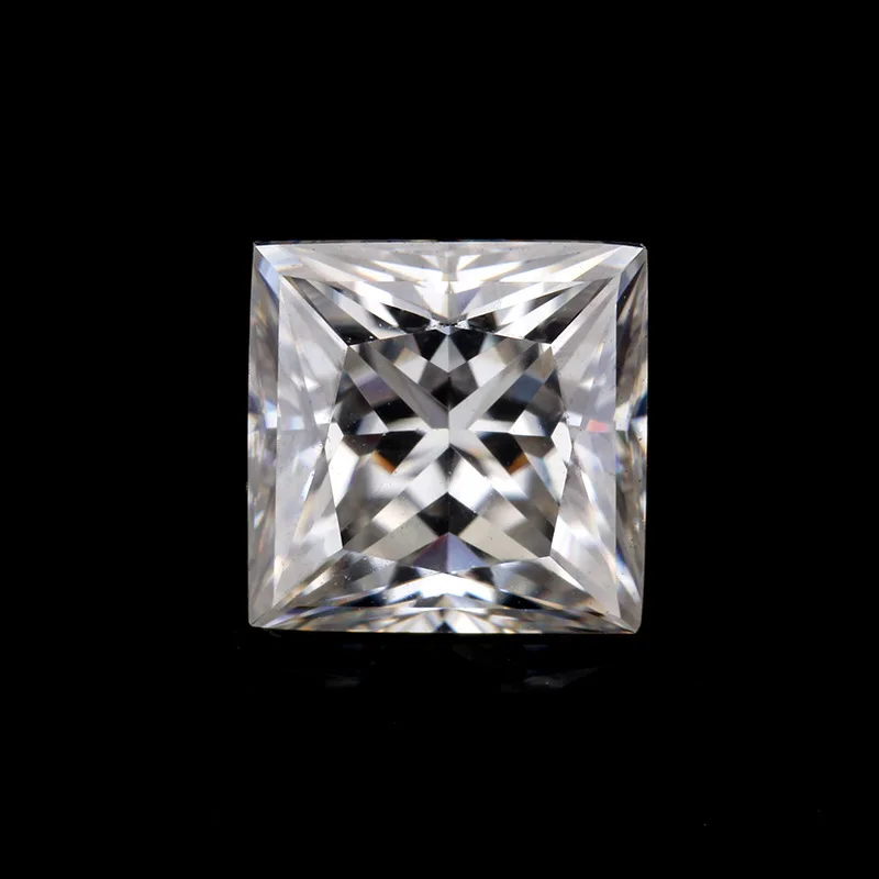 Princess Cut Diamond Test Past 0.6-3 Carat D Color Moissanite Excellent Cut Square Gemstone Loose Stones Bead for Jewelry Making
Princess Cut Diamond Test Past 0.6-3 Carat D Color Moissanite Excellent Cut Square Gemstone Loose Stones Bead for Jewelry Making