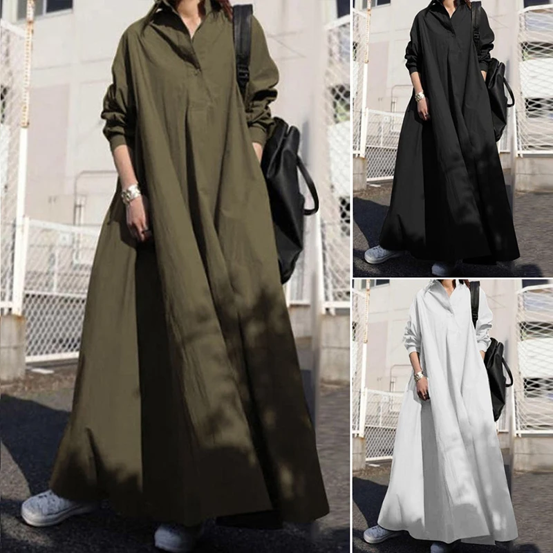 women winter clothes long sleeve swing solid color casual winter clothes for women cotton and linen loose women's dresses
women winter clothes long sleeve swing solid color casual winter clothes for women cotton and linen loose women's dresses