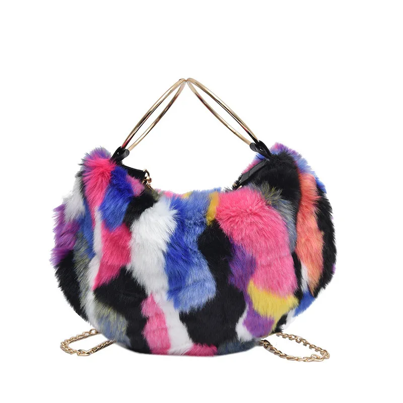 China Factory Manufacturer Fall and Winter Elegant Comfortable Crossbody Faux Fur Bucket Ladies Fashion Fur Handbags for Women, 4 colors
China Factory Manufacturer Fall and Winter Elegant Comfortable Crossbody Faux Fur Bucket Ladies Fashion Fur Handbags for Women, 4 colors