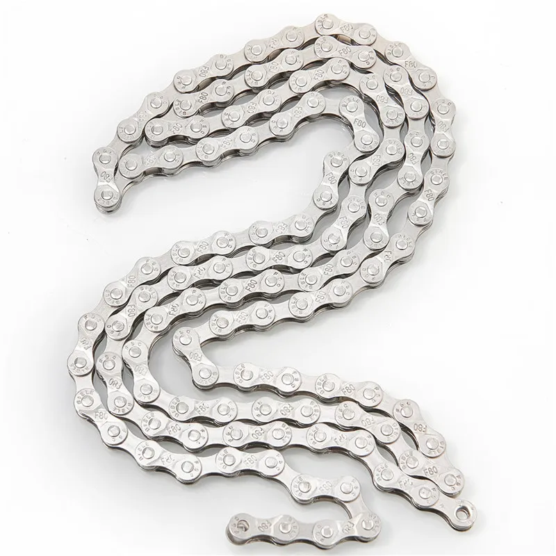 FSC 6/7/8 Speed Bicycle Chains 1/2x3/32-Inch 116Links Silver/Gold/Brown Cycling Chains for MTB Road Bikes, Silver brown gold
FSC 6/7/8 Speed Bicycle Chains 1/2x3/32-Inch 116Links Silver/Gold/Brown Cycling Chains for MTB Road Bikes, Silver brown gold
