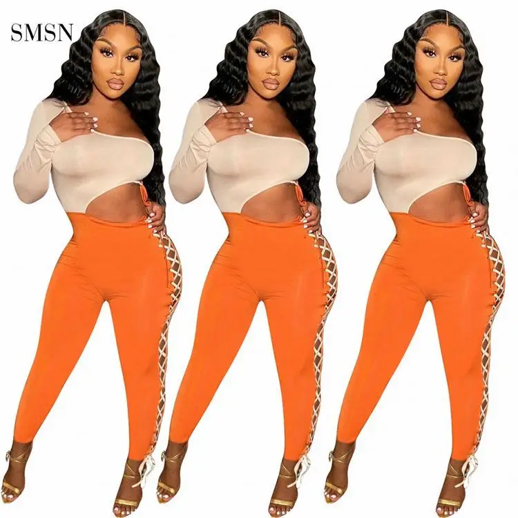 Newest Long Sleeve Hollow Out Bandage One Piece Jumpsuit Color Block Romper Mesh Jumpsuit For Women
Newest Long Sleeve Hollow Out Bandage One Piece Jumpsuit Color Block Romper Mesh Jumpsuit For Women