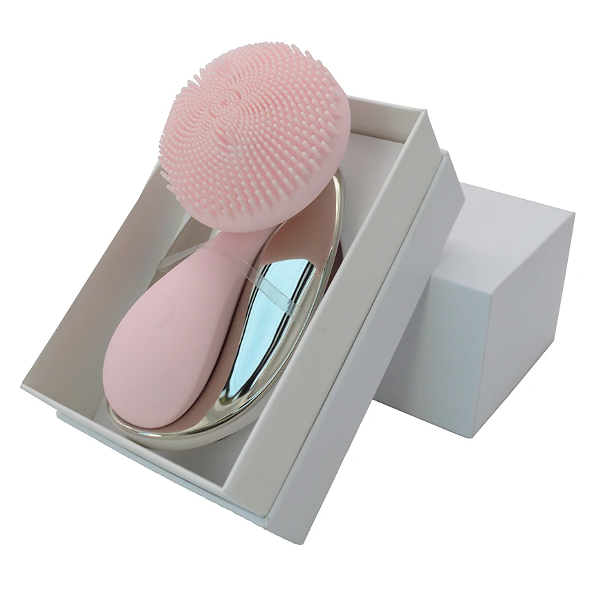 Waterproof Face Cleansing Brush Silicone Small Sonic Silicone Cleansing Brush Logo Silicone Face Cleansing Brush, Pink
Waterproof Face Cleansing Brush Silicone Small Sonic Silicone Cleansing Brush Logo Silicone Face Cleansing Brush, Pink