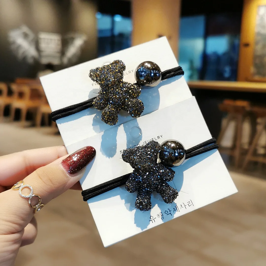 Fashion Simple Girls Rhinestone hair accessories Sweet little bear headband band elastic hair bands jewelry, Picture shows
Fashion Simple Girls Rhinestone hair accessories Sweet little bear headband band elastic hair bands jewelry, Picture shows