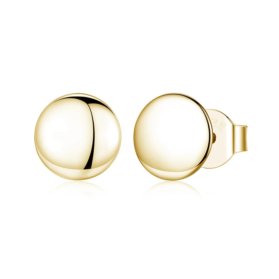Fashion Earrings Jewelry 925 Sterling Silver 18k Gold Plated Forever Round Shape Stud Earrings For woman
Fashion Earrings Jewelry 925 Sterling Silver 18k Gold Plated Forever Round Shape Stud Earrings For woman