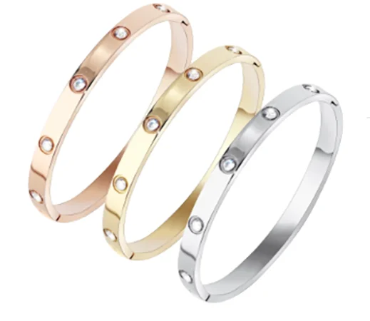 High quality new design stainless steel cuff bracelet bracelet women's jewelry, Customized color
High quality new design stainless steel cuff bracelet bracelet women's jewelry, Customized color