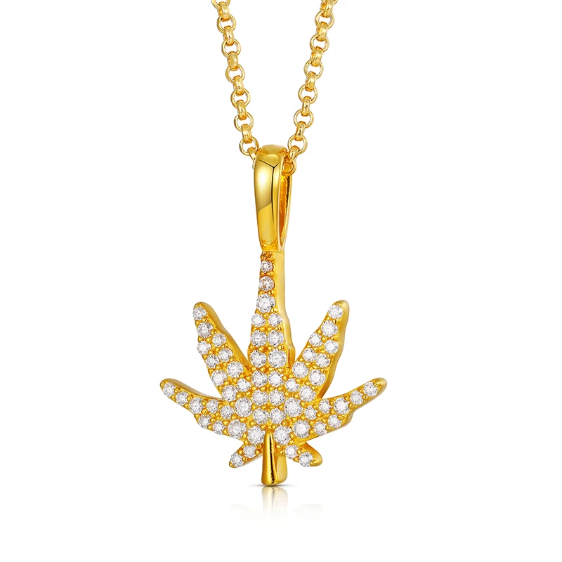 S925 Moissanite Leaf Pendant Hiphop Necklace Unique Men's Sign Chain Pendant White Gold Plated 925 Silver
S925 Moissanite Leaf Pendant Hiphop Necklace Unique Men's Sign Chain Pendant White Gold Plated 925 Silver
