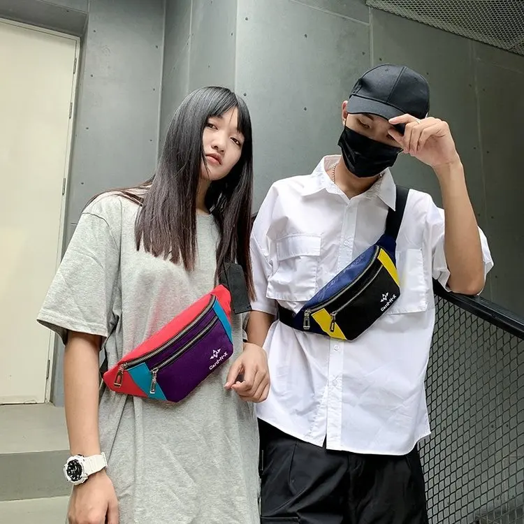 Trendy Hip-Hop Casual Outdoor Sports Fitness Cycling Running Unisex Large Fanny Pack Travel Chest Waist Bag Women Men Bum Bag, Customized color
Trendy Hip-Hop Casual Outdoor Sports Fitness Cycling Running Unisex Large Fanny Pack Travel Chest Waist Bag Women Men Bum Bag, Customized color