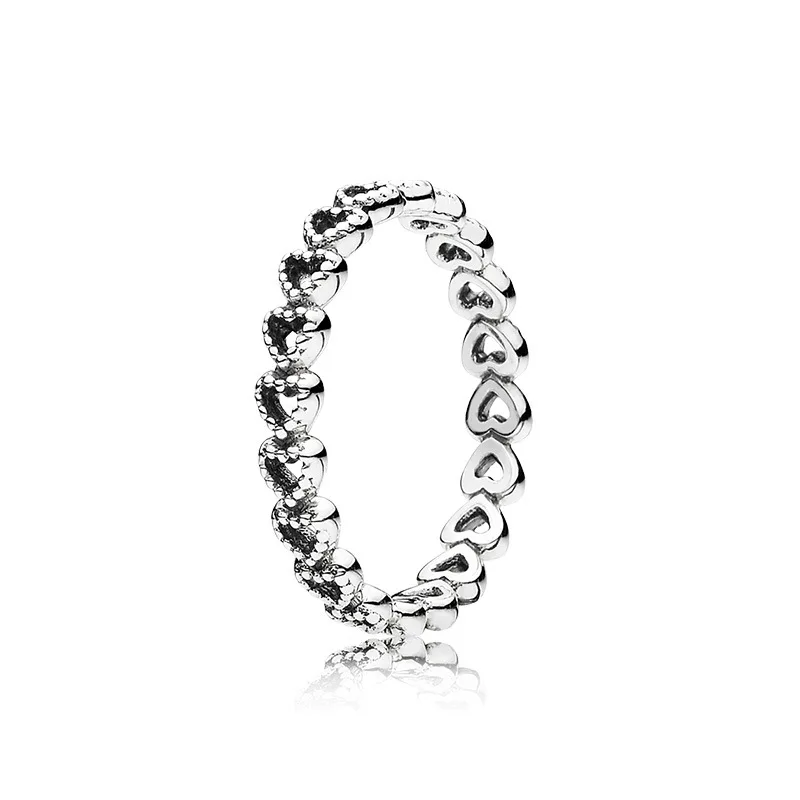 Sterling Silver 925 Ring Heart Shape Heart Crown Flower Finger Wedding Rings 
Sterling Silver 925 Ring Heart Shape Heart Crown Flower Finger Wedding Rings