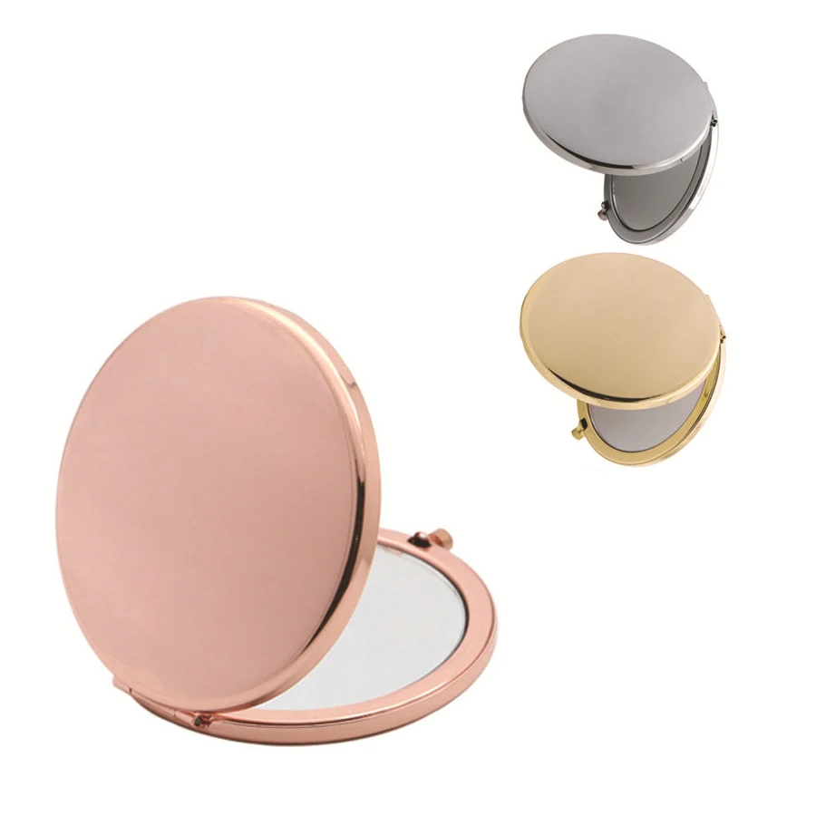 Personalized pocket mirror rose gold compact mirror with logo, Gold/rose gold/stainless steel primary color
Personalized pocket mirror rose gold compact mirror with logo, Gold/rose gold/stainless steel primary color