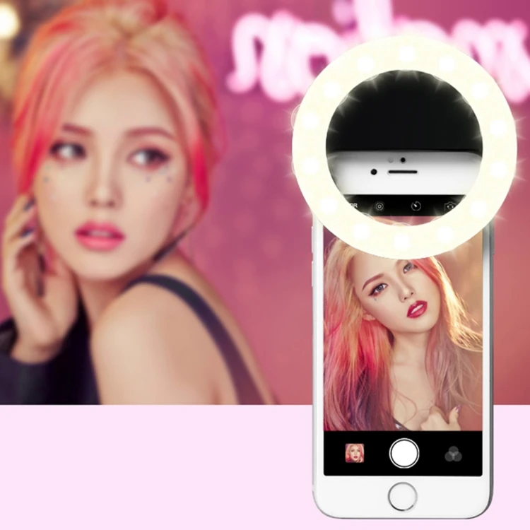 

Anchor Beauty Artifact 3 Levels of Brightness Selfie Flash Light with 33 LED Lights Fill For All Smart Phone