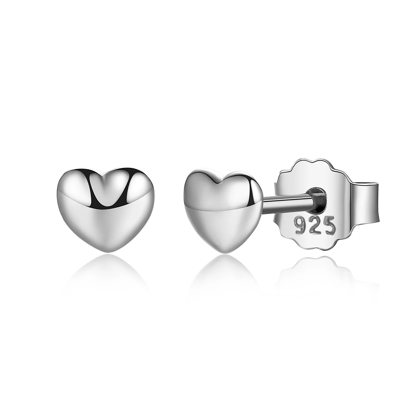 Promotion white gold and rosed gold plated 925 sterling silver heart earrings 
Promotion white gold and rosed gold plated 925 sterling silver heart earrings