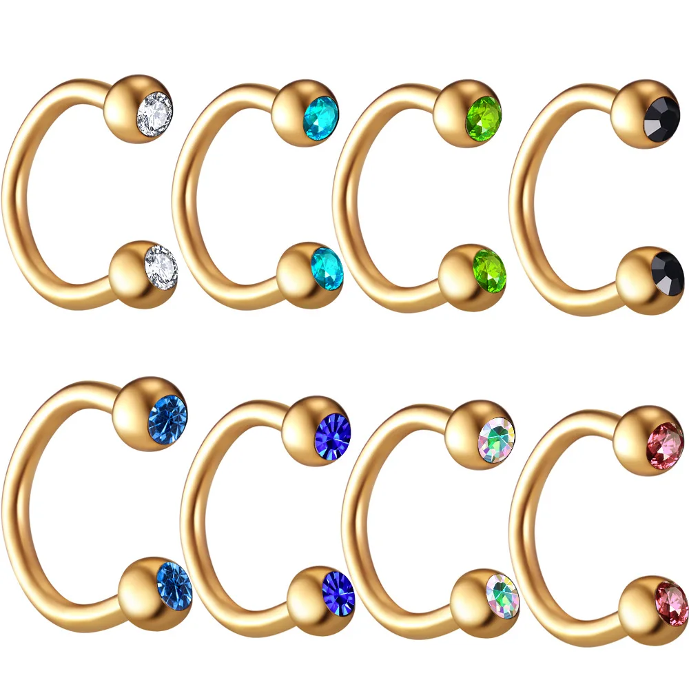 fashion stainless Stainless steel ring C type nose stud piercing jewelry 
fashion stainless Stainless steel ring C type nose stud piercing jewelry