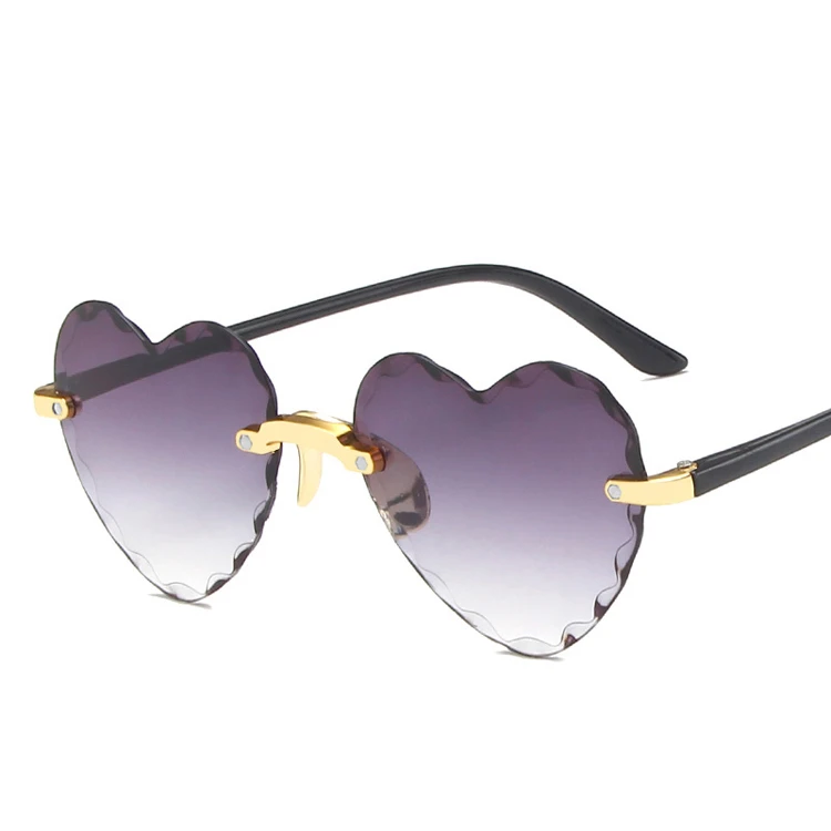 2021 Inventory Metal Love Gradient Shades Rimless Heart Glasses Shaped Sunglasses Women, 7 colors
2021 Inventory Metal Love Gradient Shades Rimless Heart Glasses Shaped Sunglasses Women, 7 colors