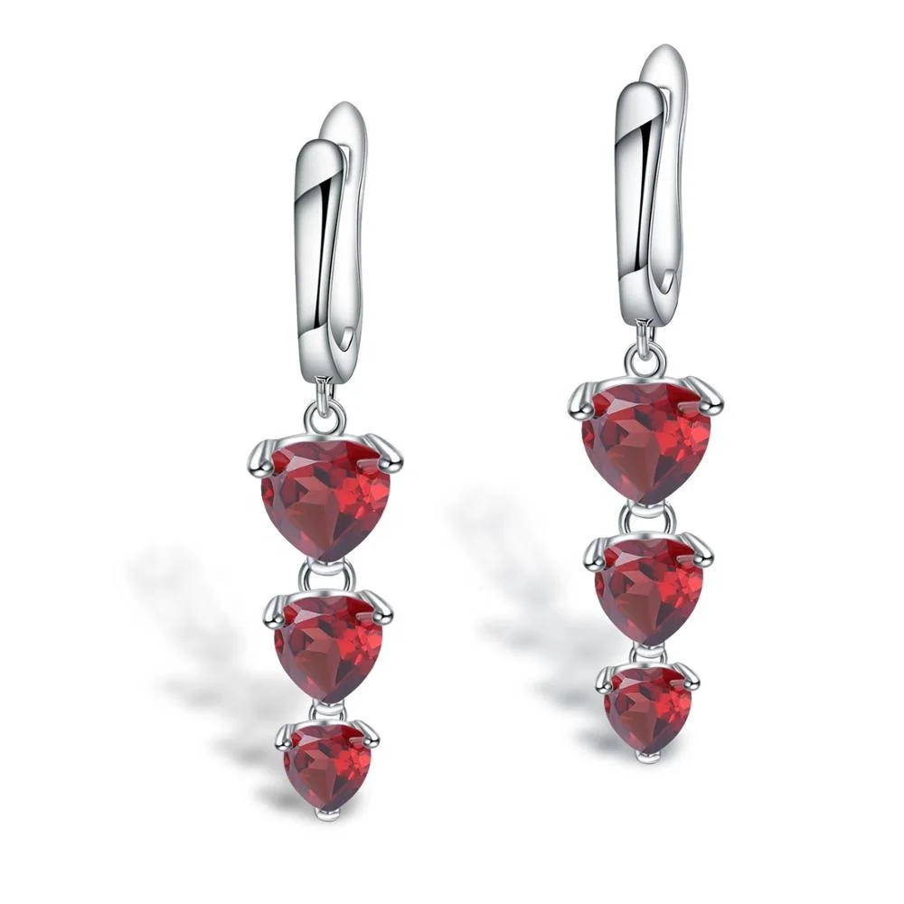 Abiding Custom Natural Gemstone Red Garnet Fashion 925 Sterling Sliver Earrings Women Jewelry
Abiding Custom Natural Gemstone Red Garnet Fashion 925 Sterling Sliver Earrings Women Jewelry
