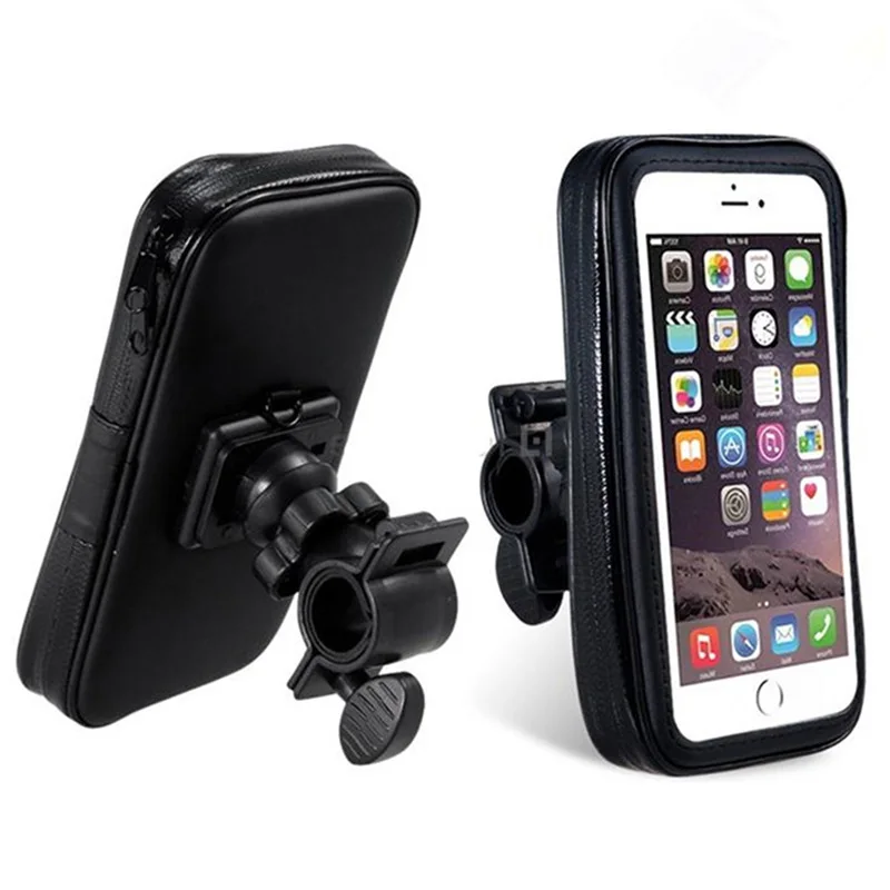 Bike Accessories One Hand Operation Water Proof Mobile Phone Holder Mount Cycling Bicycle Frame Bags, Black 
Bike Accessories One Hand Operation Water Proof Mobile Phone Holder Mount Cycling Bicycle Frame Bags, Black