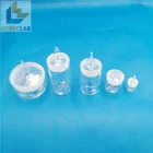 Education Lab Use with Stopper Cylindrical Tall Form Glass Weighing Bottles