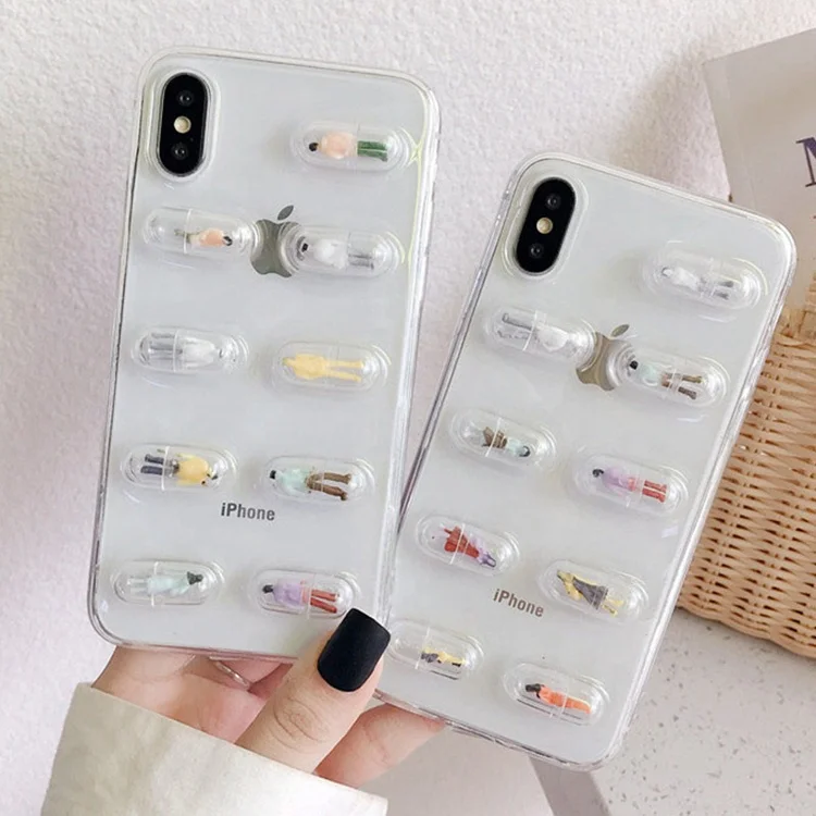 High quality epoxy 3d cute cartoon phone case capsule man design clear tpu pc protective case for Iphone 11/12 pro max 6 7 8
High quality epoxy 3d cute cartoon phone case capsule man design clear tpu pc protective case for Iphone 11/12 pro max 6 7 8