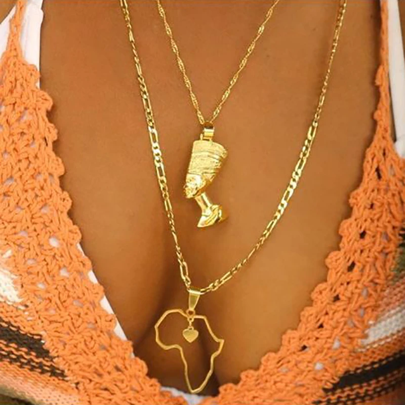 Pharaoh Pendant For Women High Quality Egyptian Jewelry Gold Color/silver Color Necklace Wholesale Gift Head Portrait Necklace
Pharaoh Pendant For Women High Quality Egyptian Jewelry Gold Color/silver Color Necklace Wholesale Gift Head Portrait Necklace