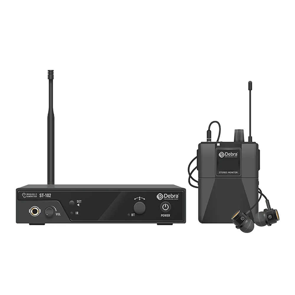 Debra Portable 1 channel stereo Wireless in Ear Monitor System for stage recording
Debra Portable 1 channel stereo Wireless in Ear Monitor System for stage recording