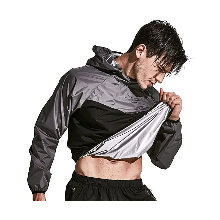 Men Sweat Sauna Suits Workout Jacket Custom Logo Jacket Crop Top Hoodies for Weight Lose
Men Sweat Sauna Suits Workout Jacket Custom Logo Jacket Crop Top Hoodies for Weight Lose