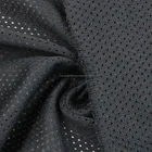 100% Polyester Black Color Tricot Mesh Fabric For Clothing Lining/Sportswear
