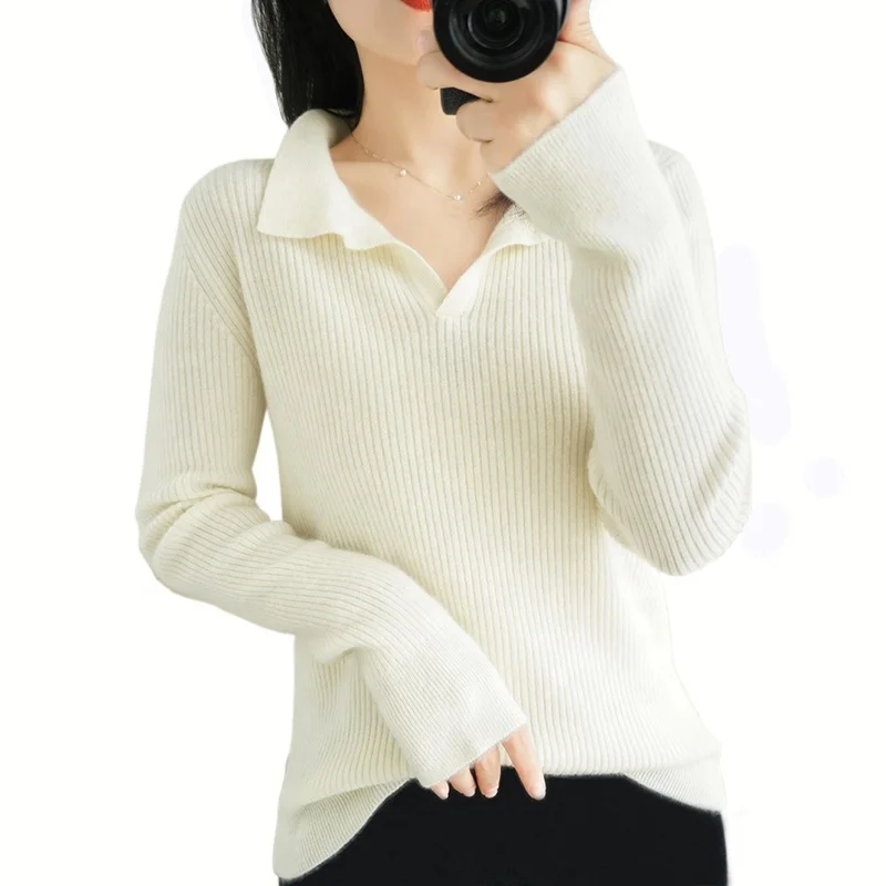 Plus Size 2021 New Fashion Knit Sweaters Women Turn-down Collar Knitted Pullover Solid Color Womens Sweater Knitwear, 4 solid colors as shown
Plus Size 2021 New Fashion Knit Sweaters Women Turn-down Collar Knitted Pullover Solid Color Womens Sweater Knitwear, 4 solid colors as shown