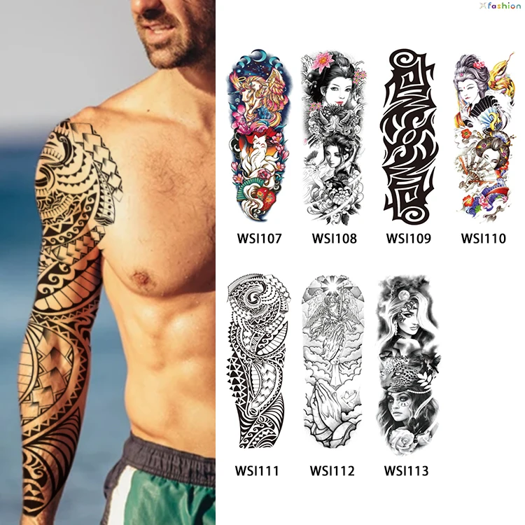 IFASHION Origin sleeve shoulder skull tattoo waterproof Temporary tattoo sticker, Cmyk
IFASHION Origin sleeve shoulder skull tattoo waterproof Temporary tattoo sticker, Cmyk