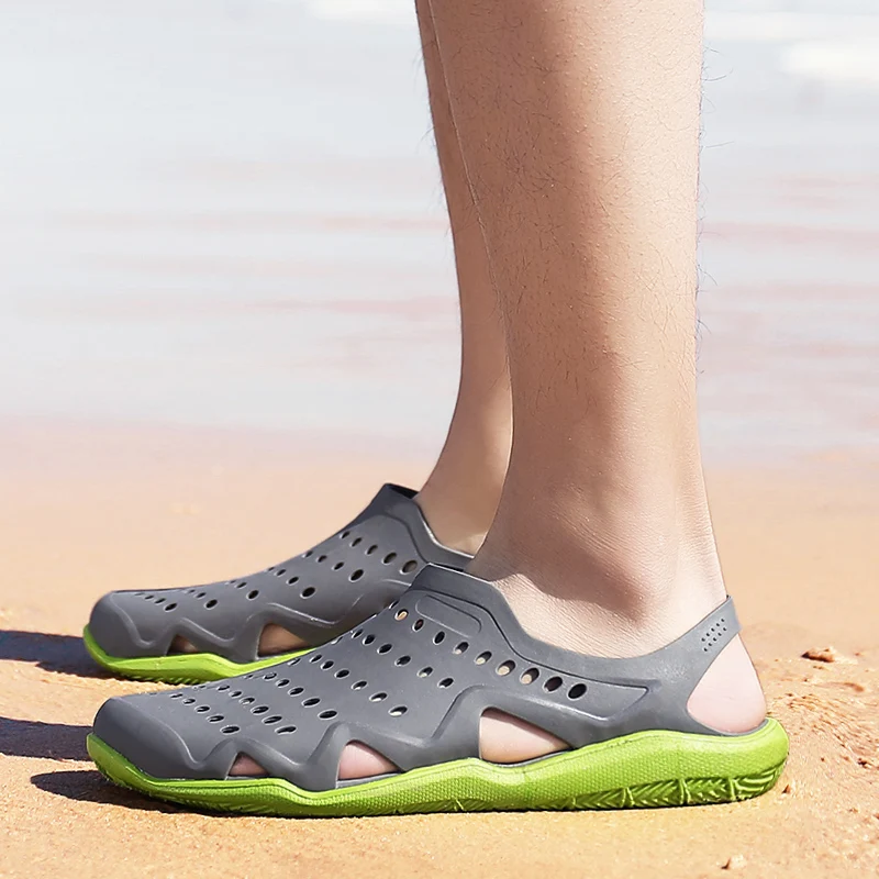 Fashion men's leisure breathable sandal new-style non-slip wear-resistant beach shoes hollow breathable garden shoes
Fashion men's leisure breathable sandal new-style non-slip wear-resistant beach shoes hollow breathable garden shoes