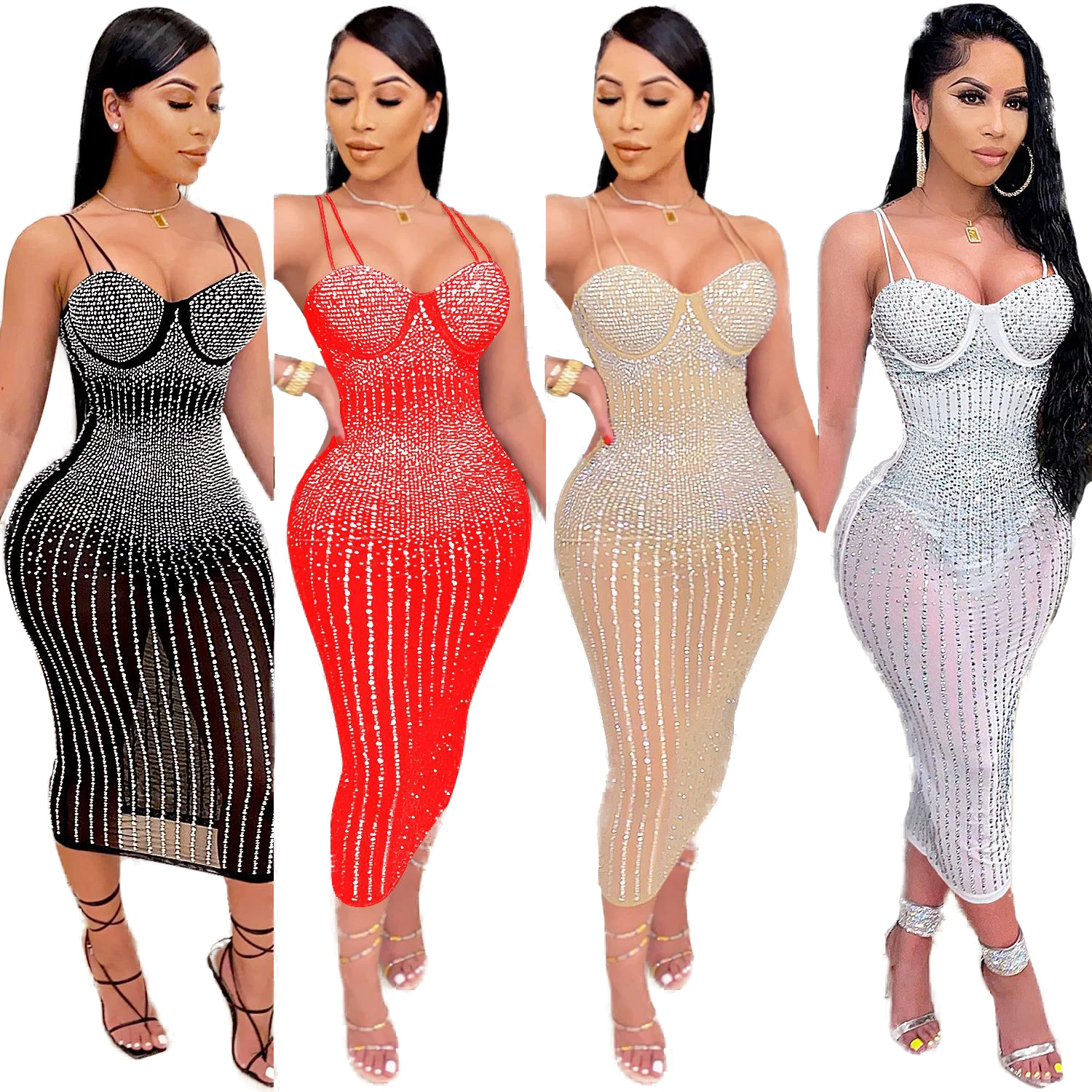 2022 New arrival Plus size clothing 4X5XL woman Sexy bodycon off shoulder black long dresses night drill sequins sexy club dress, Black,white
2022 New arrival Plus size clothing 4X5XL woman Sexy bodycon off shoulder black long dresses night drill sequins sexy club dress, Black,white