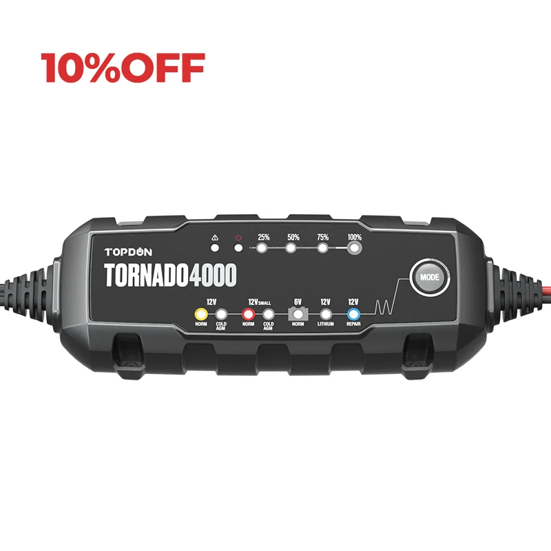 Hot sell topdon tornado t4000 t4a 12 volt 6V 12v 24v automotive lithium car battery charger
Hot sell topdon tornado t4000 t4a 12 volt 6V 12v 24v automotive lithium car battery charger