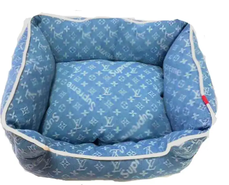 Hot sale luxury popular brand Schnauzer Corgi warm washable Cowboy pet bed jean dog sofa
Hot sale luxury popular brand Schnauzer Corgi warm washable Cowboy pet bed jean dog sofa