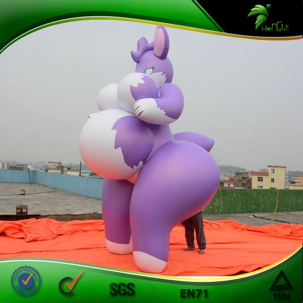 inflatable pussy pregnant belly cat sexy animal toy inflatable