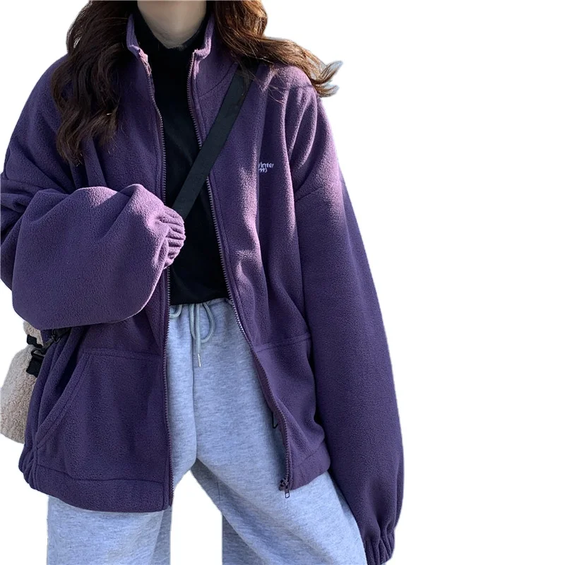 Daily All Match Pocket Long Sleeved Hoodie Fashion Casual Womens Jacket Warmth Thick Cardigan Sweater Jacket Women
Daily All Match Pocket Long Sleeved Hoodie Fashion Casual Womens Jacket Warmth Thick Cardigan Sweater Jacket Women