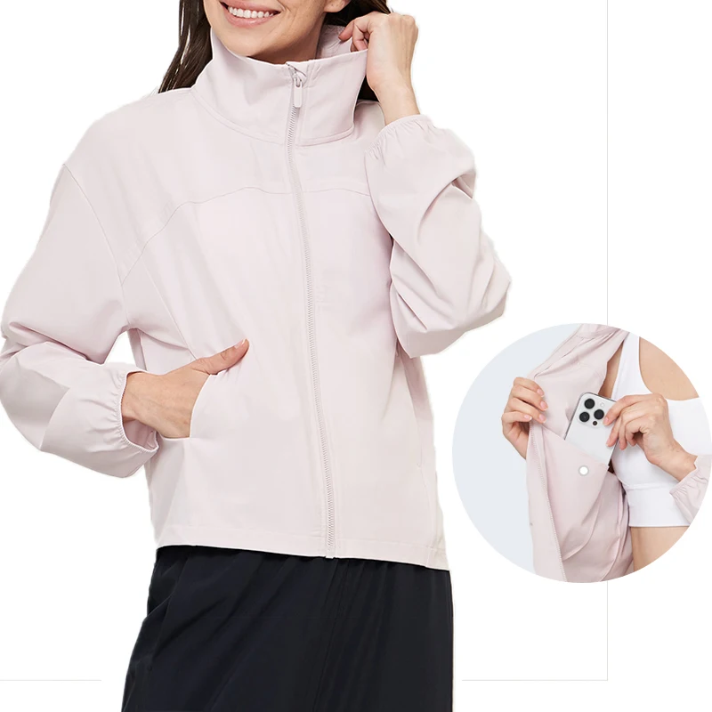 New Arrival Full Zip Yoga Jacket UPF 50+ Pocket Anti-UV Cool Fabric Loose Casual Outdoor Sports Gym Fitness Women Wear
New Arrival Full Zip Yoga Jacket UPF 50+ Pocket Anti-UV Cool Fabric Loose Casual Outdoor Sports Gym Fitness Women Wear