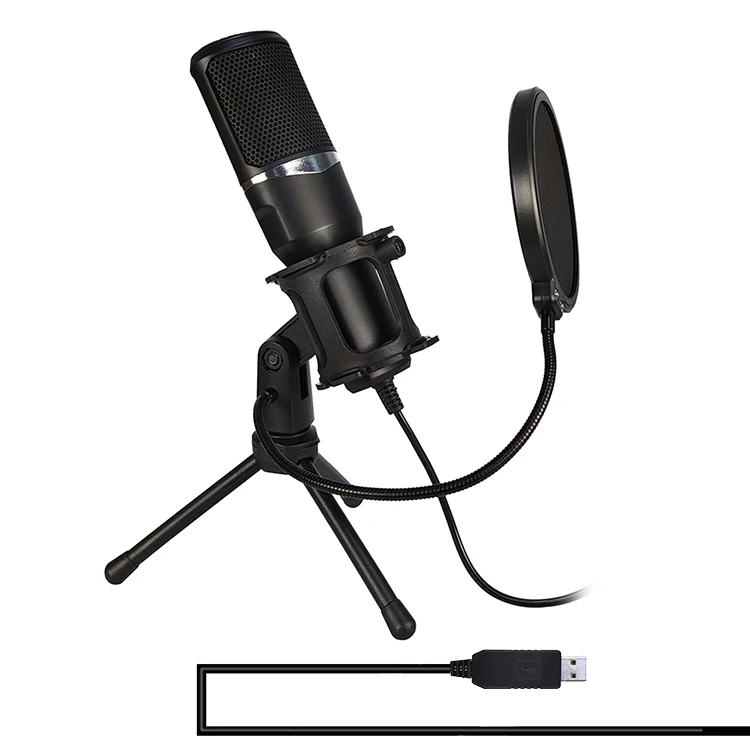USB Plug&Play Computer Microphone,Professional Studio PC Mic with Tripod for Gaming,Streaming
USB Plug&Play Computer Microphone,Professional Studio PC Mic with Tripod for Gaming,Streaming