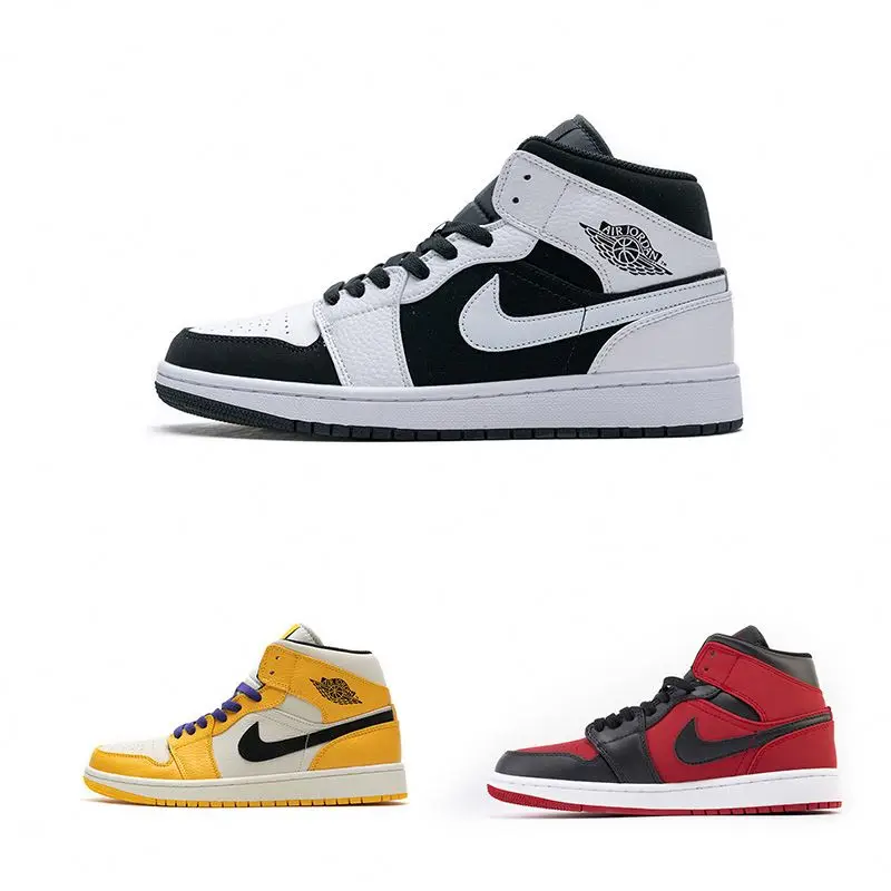 Air Jordan 1 Mid Gym Red/Black/White Men Basketball Shoes Women Sneakers Trainers University Gold Jordan Shoes
Air Jordan 1 Mid Gym Red/Black/White Men Basketball Shoes Women Sneakers Trainers University Gold Jordan Shoes